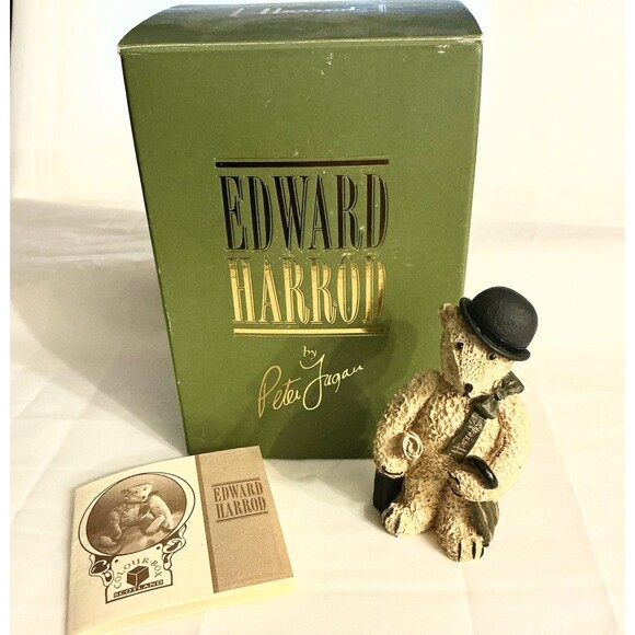 Harrods Other - CITY GENT Edward Harrod Peter Fagan Colourbox Bear Rare Vintage Collectible 1996